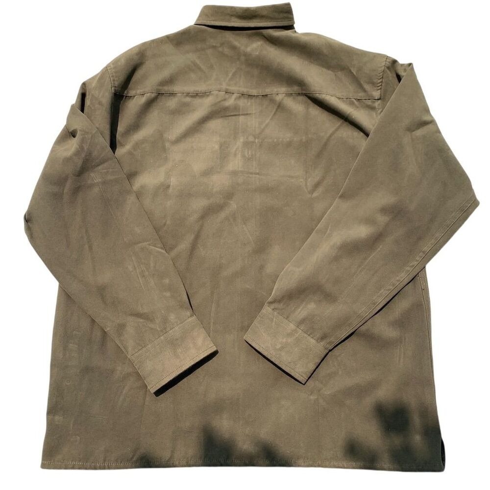 Fieldmaster Men's‎ Long Sleeve Green Button-Up Shirt Size M Casual - Picture 5 of 5
